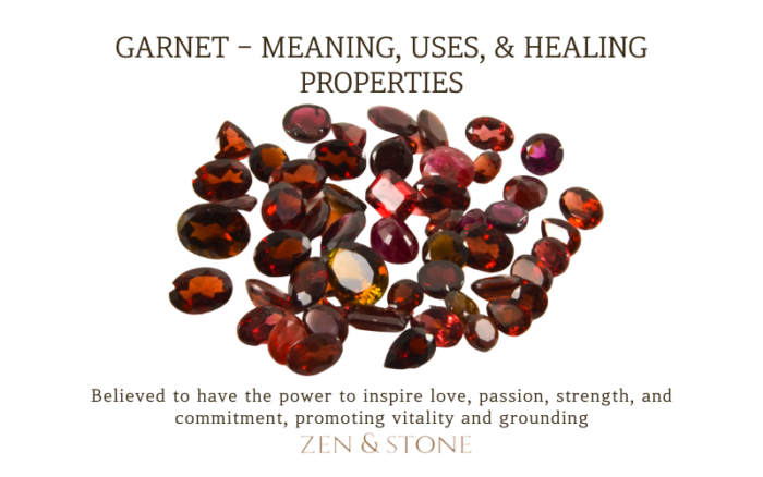 Garnet Meaning Uses Healing Properties Zen And Stone