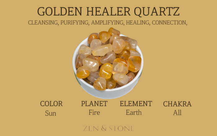 Golden Healer Quartz Meaning Uses Healing Properties