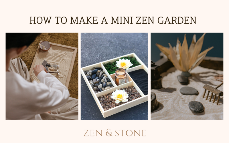 Mini Zen Garden, Mini Zen Garden Steps