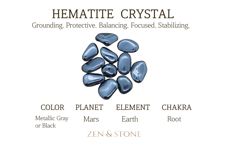 Healing Hematite Crystal and Stone; Meaning, Benefits and Uses