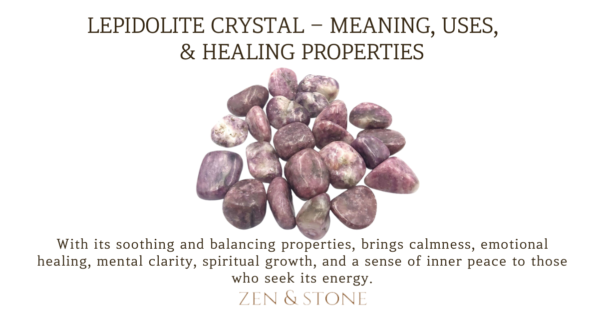 Lepidolite Crystal – Meaning, Uses, & Healing Properties