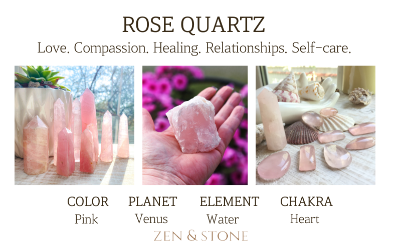 Rose Quartz Crystal healing properties, Rose Quartz Powers