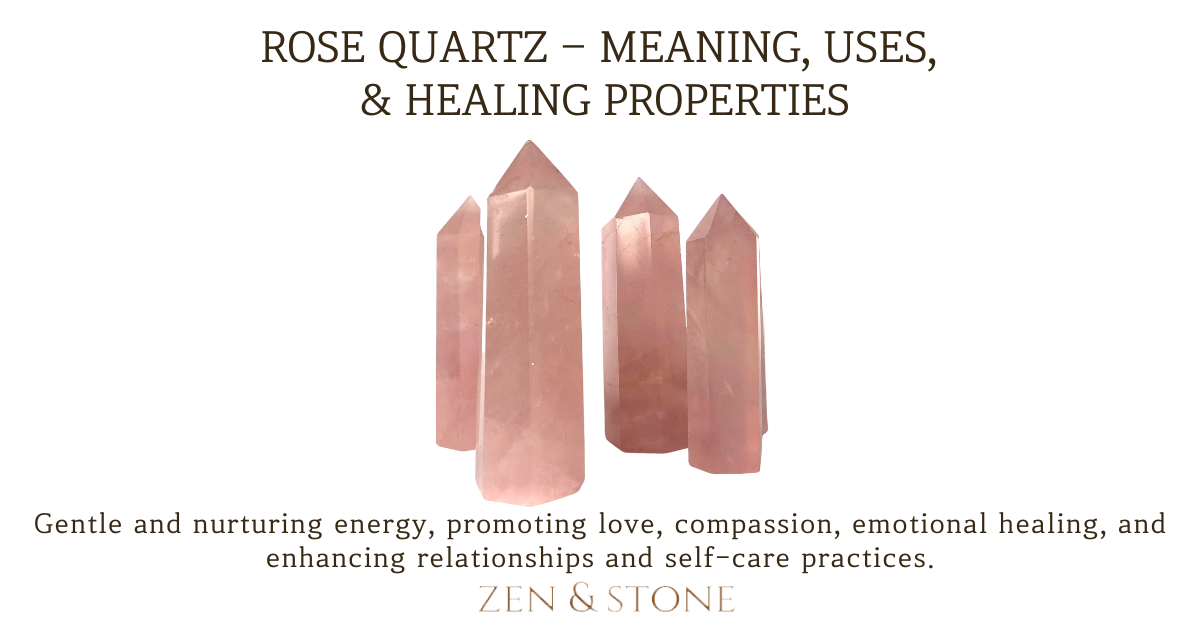 Rose Quartz – Meaning, Uses, & Healing Properties