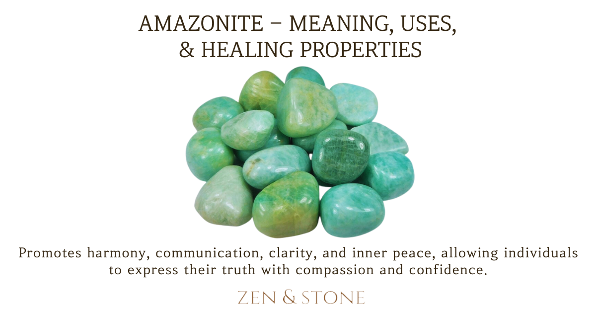 amazonite – Meaning, Uses, & Healing Properties