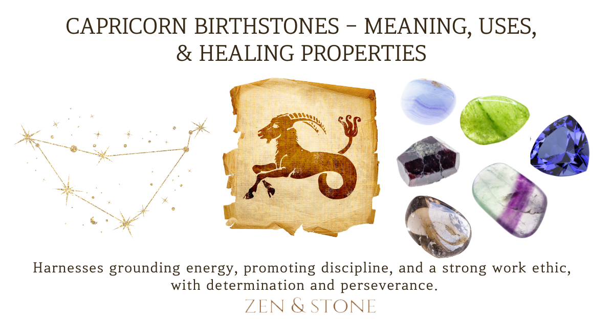 Capricorn Birthstones - Meaning, Uses, & Healing Properties