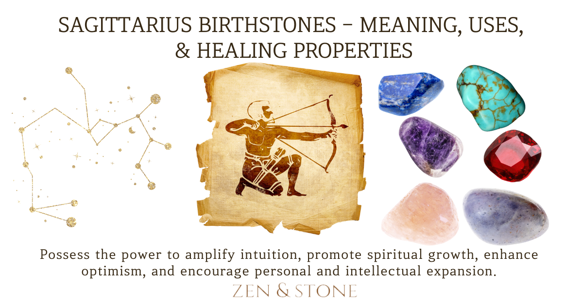 Sagittarius Birthstones - Meaning, Uses, & Healing Properties