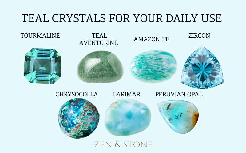 Best Teal Crystals, Color Teal Crystals