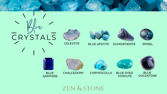 Blue Crystals: Uses, Meaning & Healing Properties