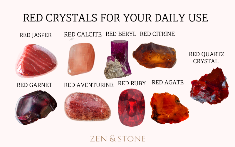 Red Crystals For Your Daily Use 