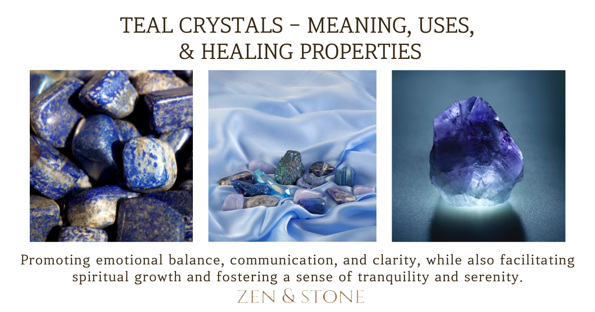 Teal Crystals - Meaning, Uses, & Healing Properties
