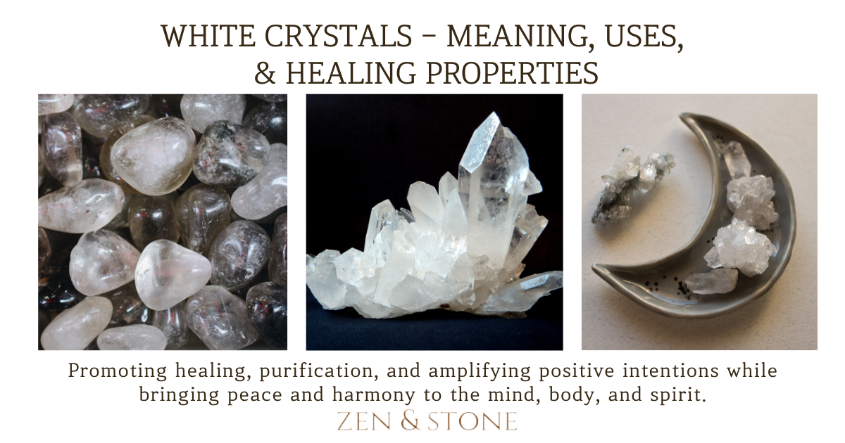White Crystals - Meaning, Uses, & Healing Properties