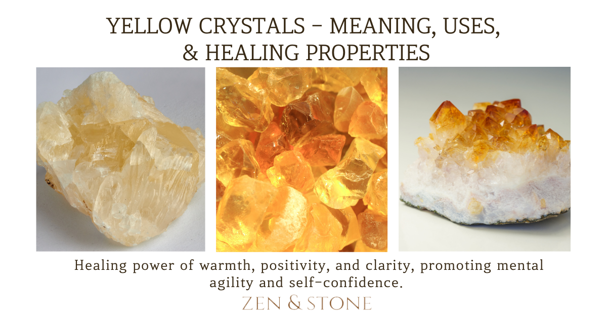 Yellow Crystals - Meaning, Uses, & Healing Properties