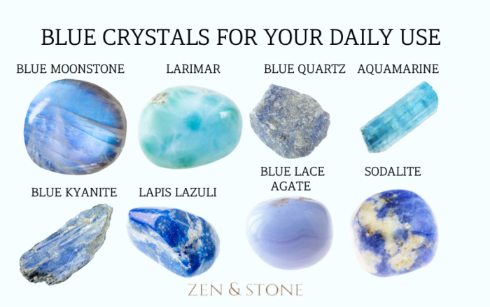 Blue Crystals: Uses, Meaning & Healing Properties