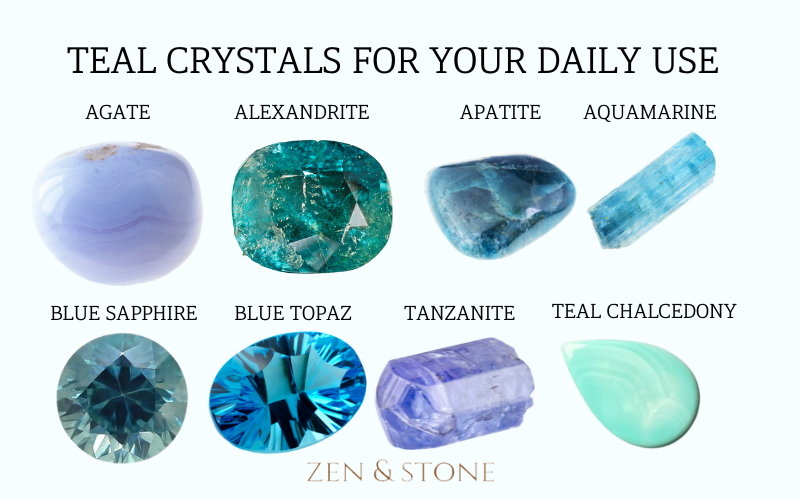 teal Crystals For Your Daily Use