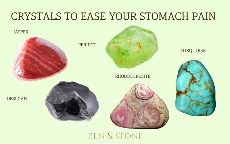 Crystals to Ease Your stomach pain