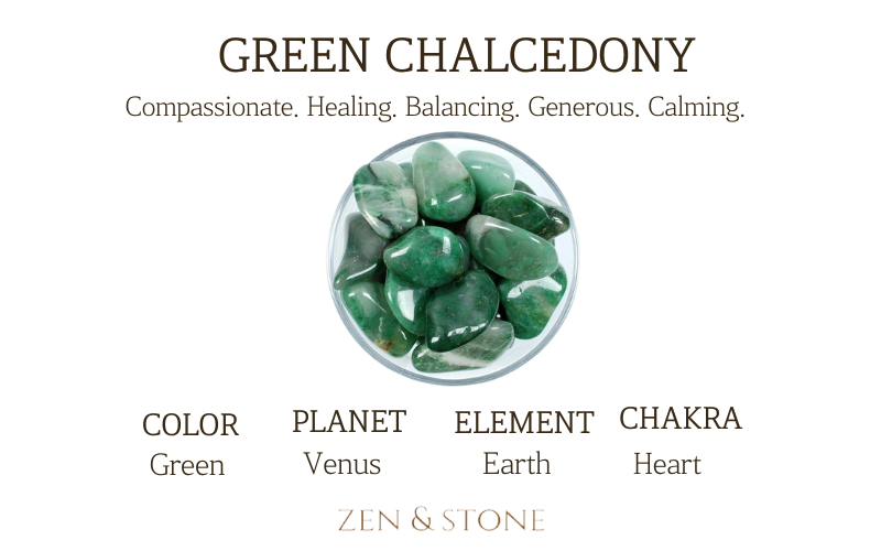 Green CHALCEDONY Healing powers, Green CHALCEDONY meaning