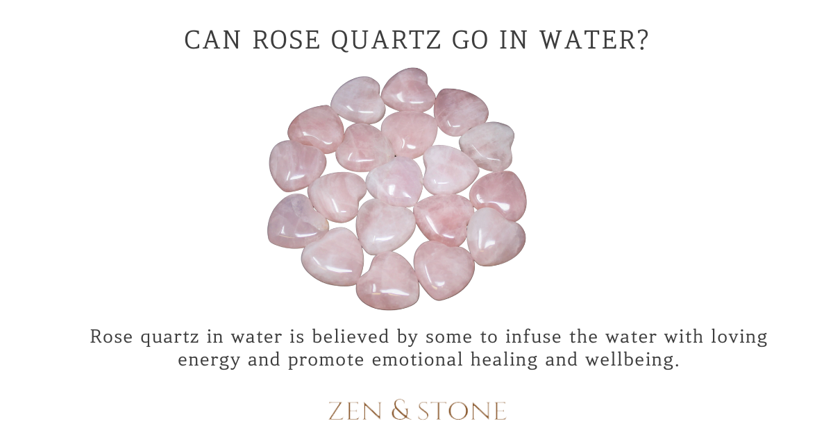 Can Rose Quartz Go In Water