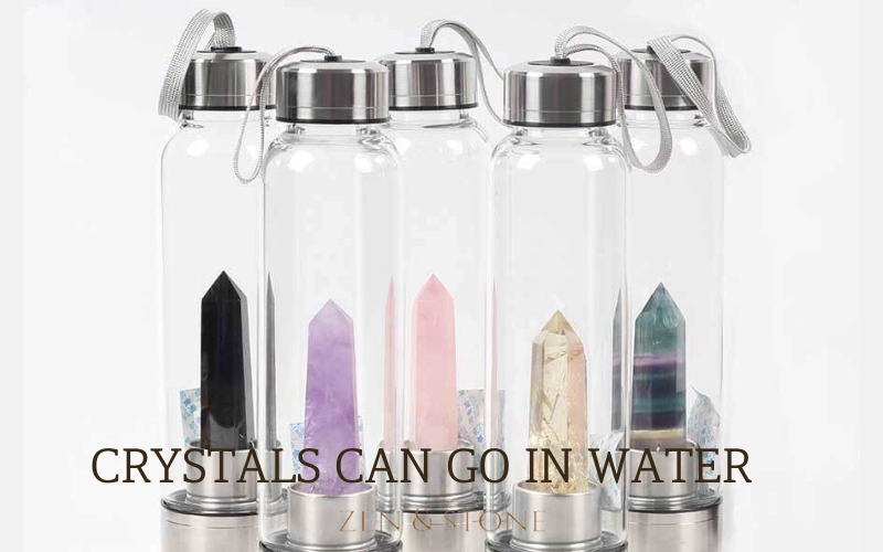 crystals can go in water
