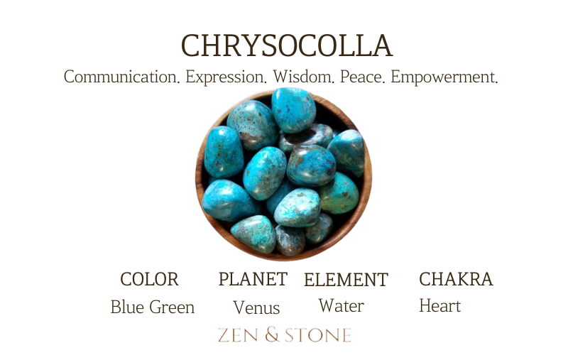 Chrysocolla - Meaning, Uses, & Healing Properties