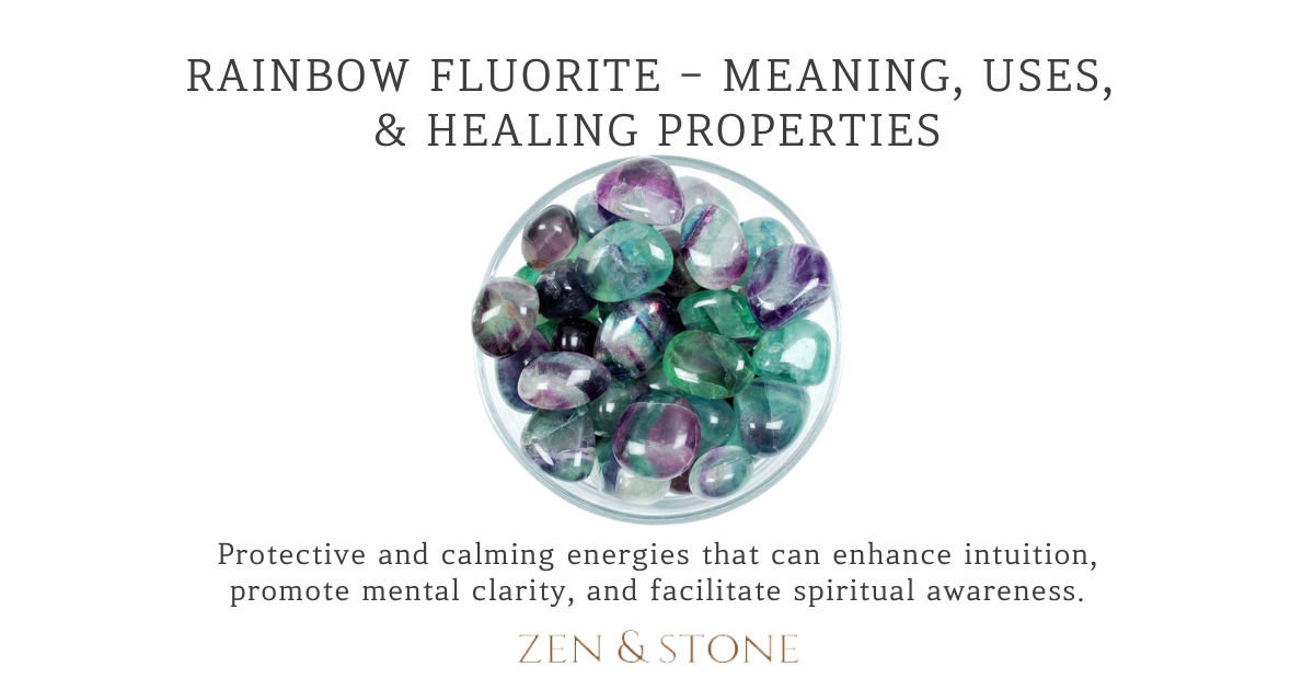 Rainbow Fluorite - Meaning, Uses, & Healing Properties