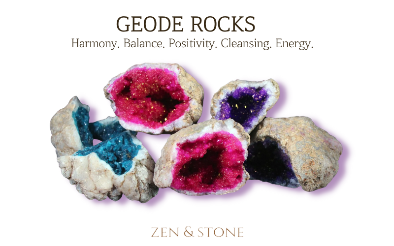 Geode Rocks Different Colors