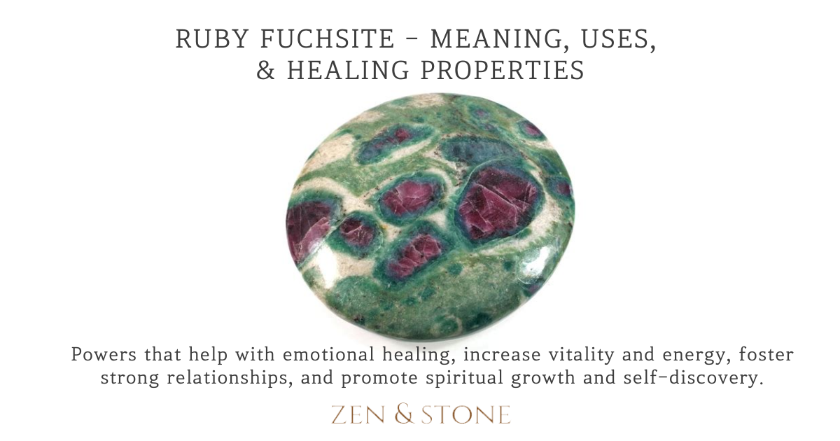 Ruby Fuchsite - Meaning, Uses, & Healing Properties