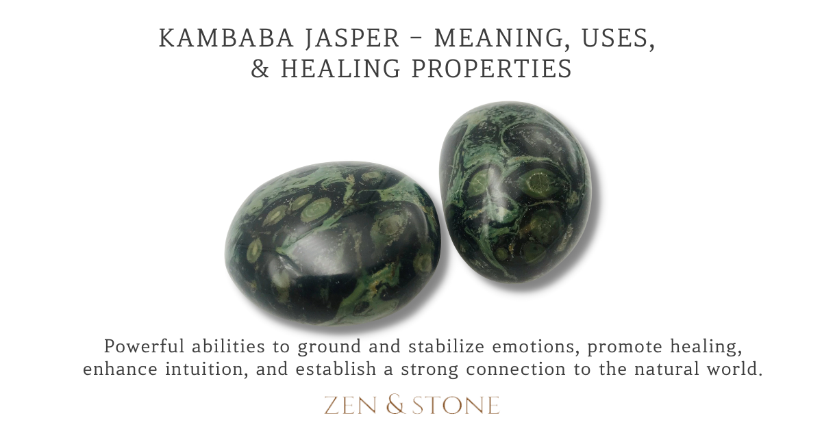Kambaba Jasper - Meaning, Uses, & Healing Properties