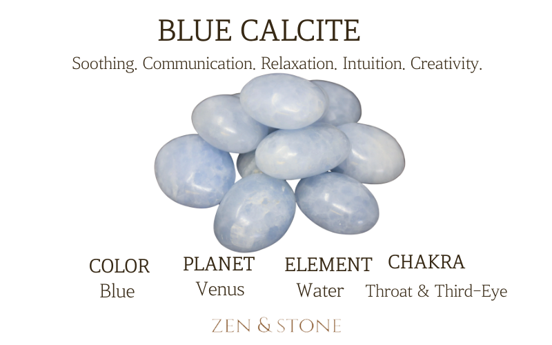 Blue Calcite Healing Powers, Blue Calcite Elements