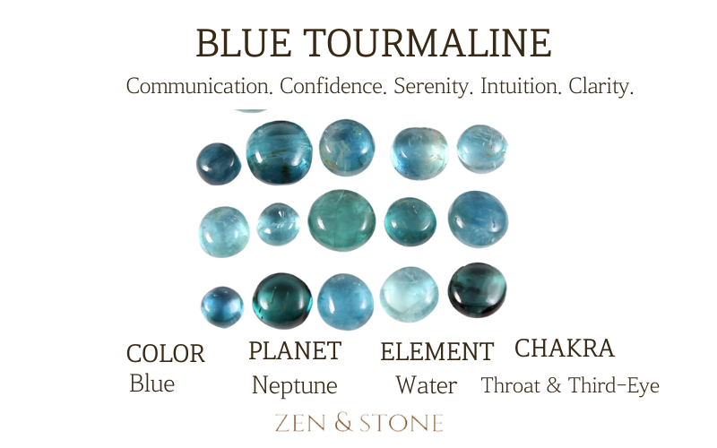 Blue Tourmaline Healing Properties