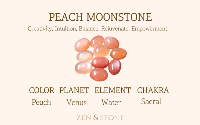 Peach Moonstone Healing Properties