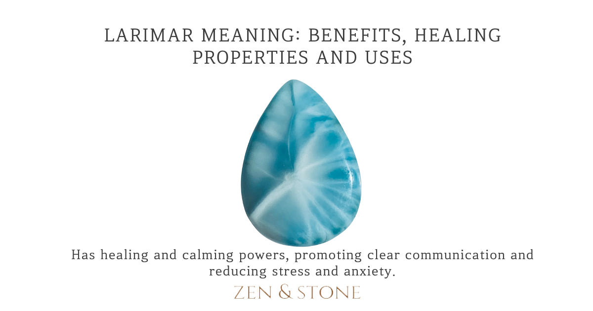 Larimar – Meaning, Uses & Healing Properties - Zen and Stone