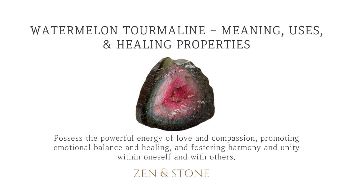 Watermelon Tourmaline - Meaning, Uses, & Healing Properties