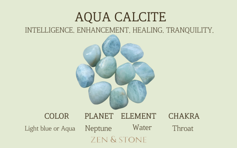 Aqua Calcite Meaning, Uses, & Healing Properties