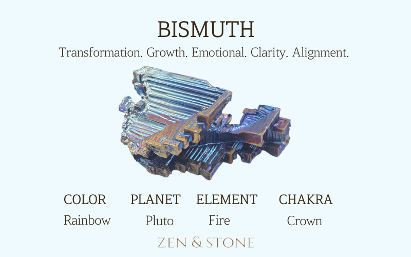 Bismuth Crystal Meaning, Uses, & Healing Properties
