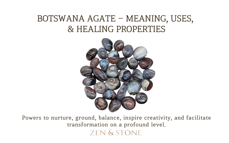 Botswana Agate Tumble Gemstone, Botswana Agate, Botswana Agate Meaning