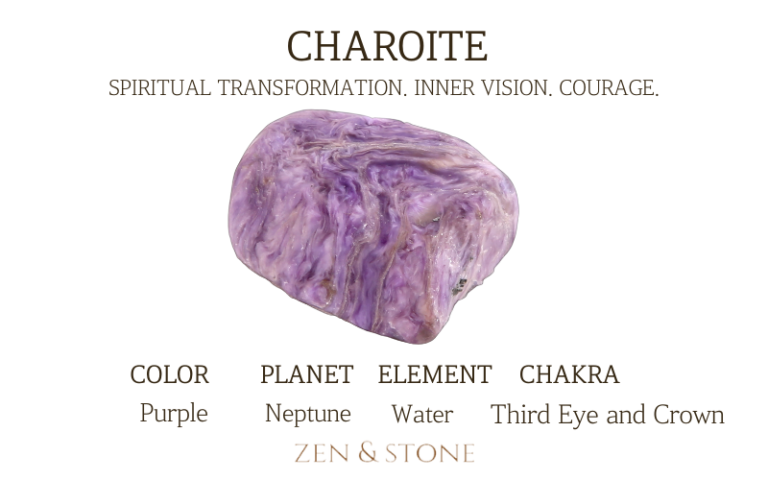 Charoite Meaning, Uses, & Healing Properties