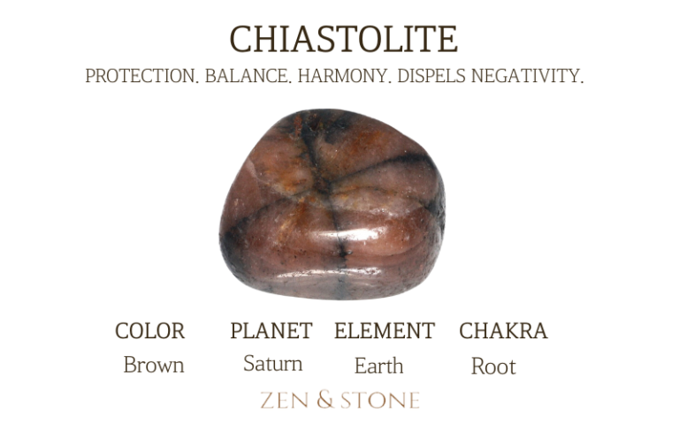 Chiastolite Meaning, Uses, & Healing Properties