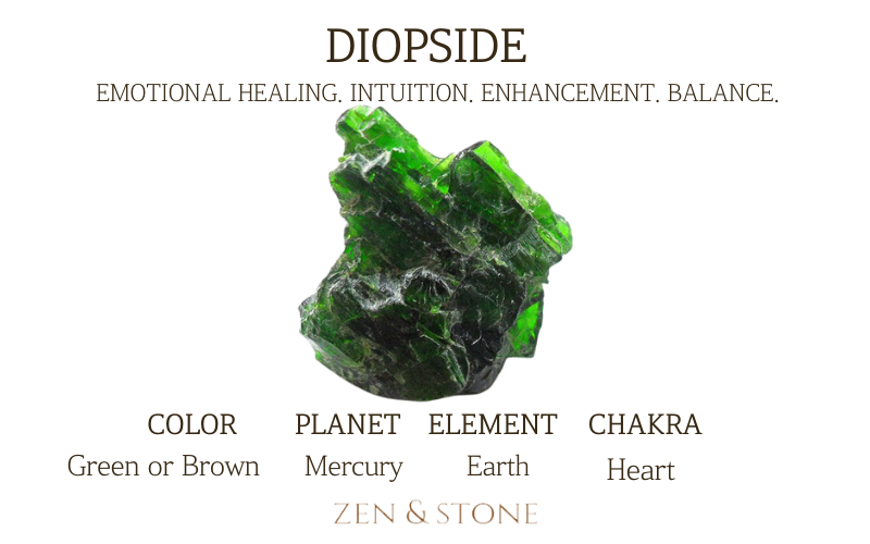 Diopside - Meaning, Uses, & Healing Properties