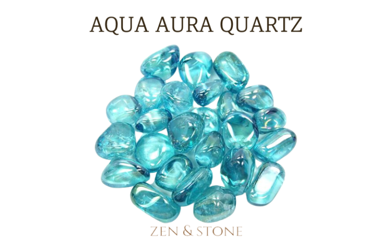 Aqua Aura Quartz Healing Properties, Purpurite Features