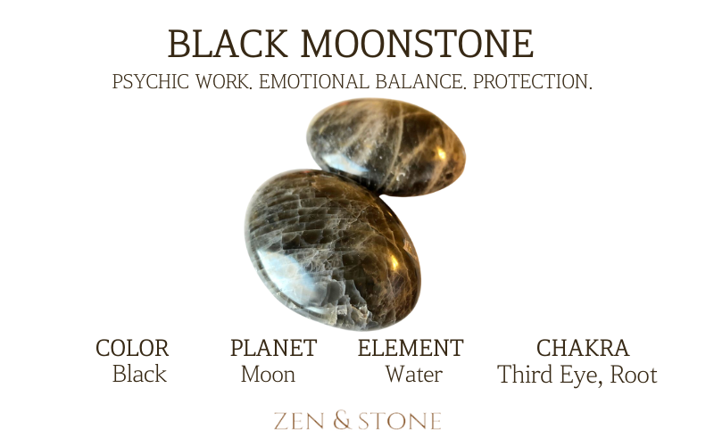 Black Moonstone Meaning, Uses, & Healing Properties