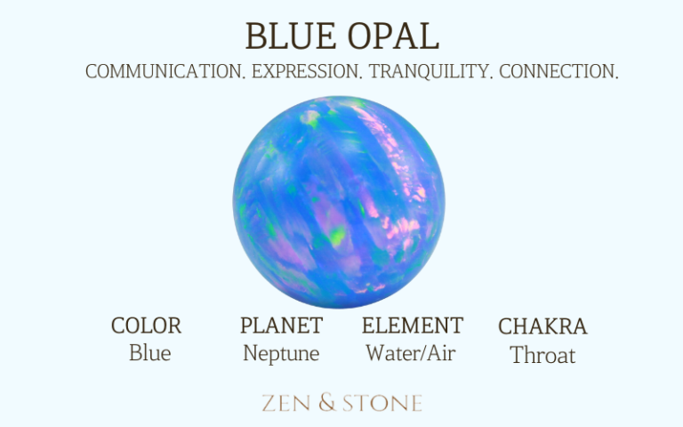 Blue Opal, Blue Opal Healing Properties, Blue Opal Uses