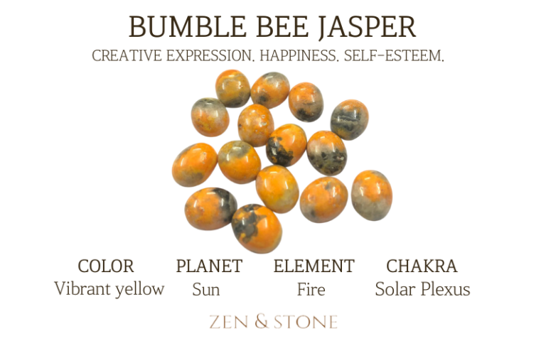 Bumble Bee Jasper, Bumble Bee Jasper Healing Properties, Bumble Bee Jasper Uses