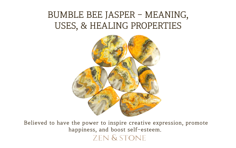 Bumble Bee Jasper- Meaning, Uses, & Healing Properties