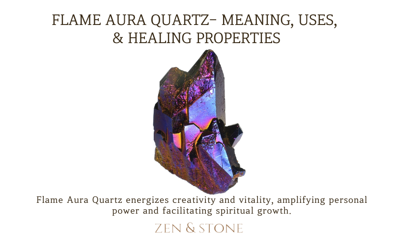 Flame Aura Quartz- Meaning, Uses, & Healing Properties