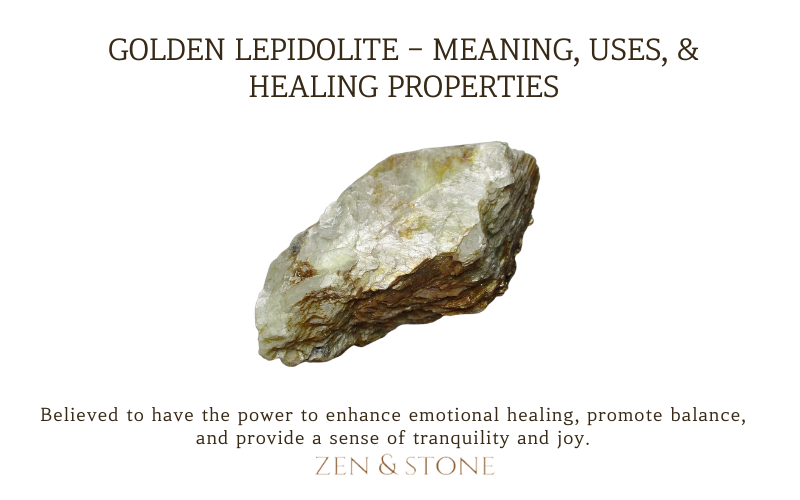 Golden Lepidolite - Meaning, Uses, & Healing Properties