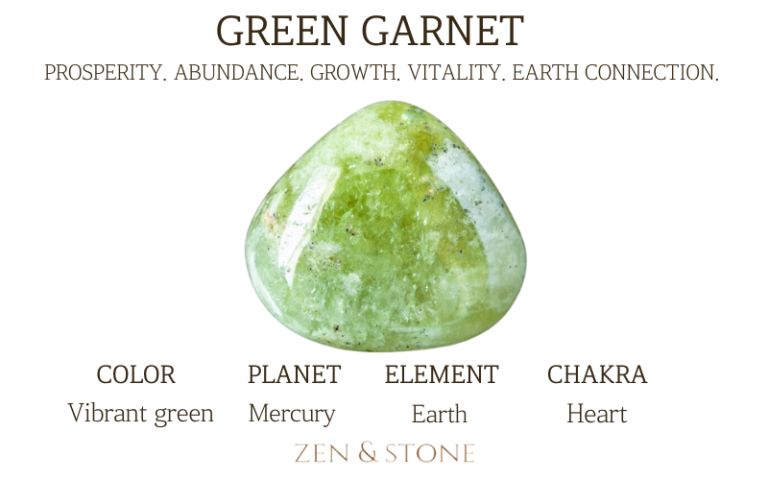 Green Garnet, Green Garnet Healing Properties, Green Garnet Uses