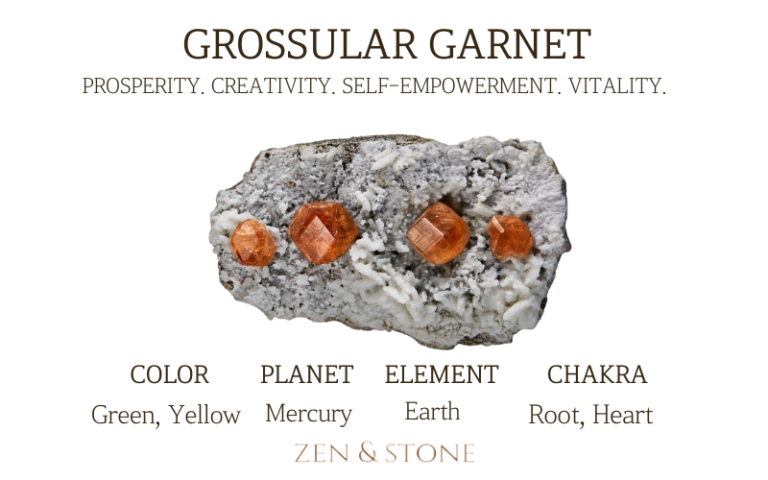 Grossular Garnet, Grossular Garnet Healing Properties, Grossular Garnet Uses