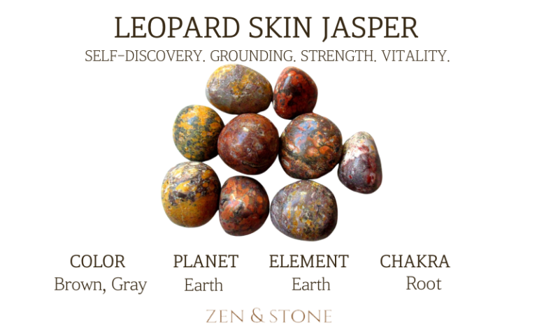 Leopard Skin Jasper, Leopard Skin Jasper Healing Properties, Leopard Skin Jasper Uses