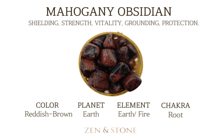 Mahogany Obsidian , Mahogany Obsidian Healing Properties, Mahogany Obsidian Uses