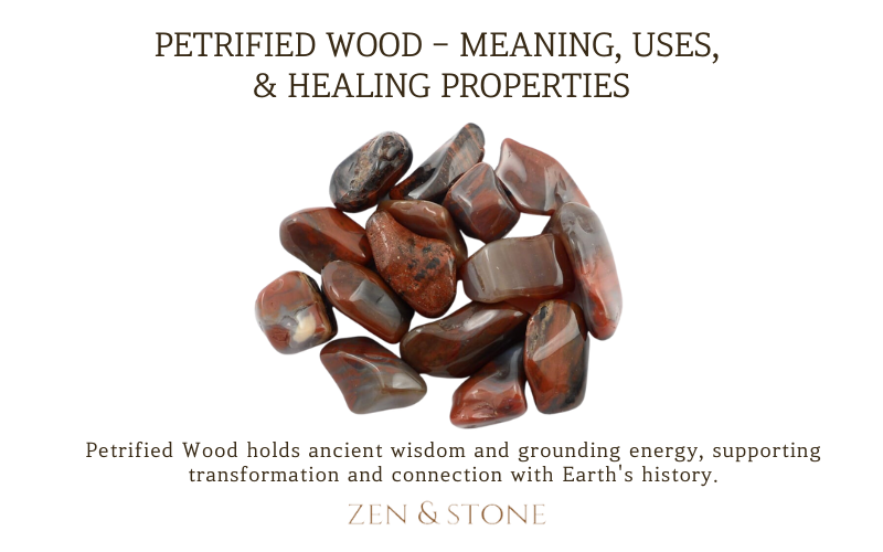 Petrified Wood - Meaning, Uses, & Healing Properties